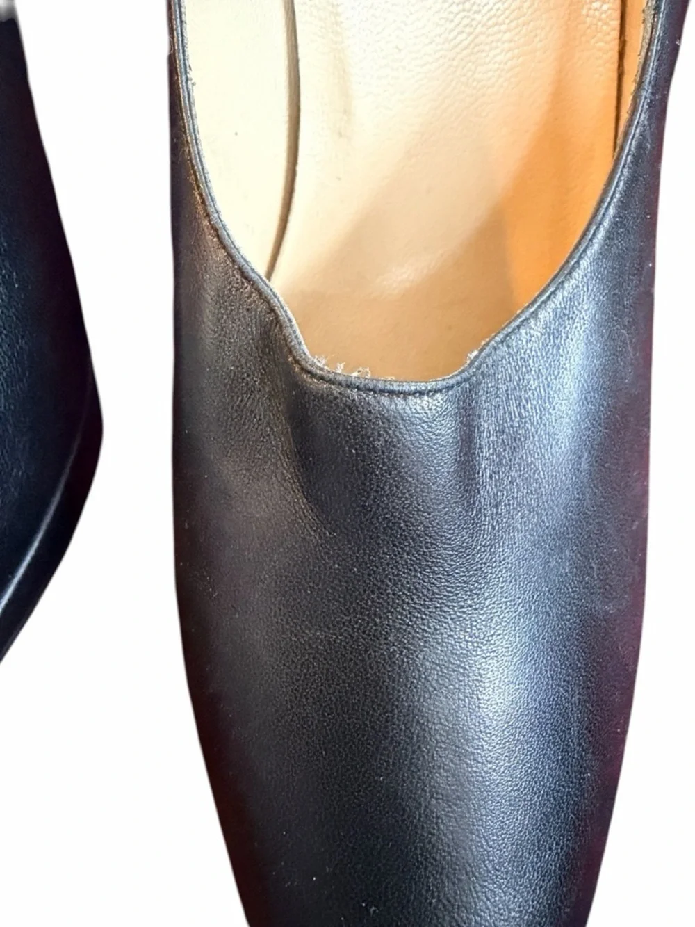 Valentino Garavani Black Leather Platform Pumps Heels Size 40.5 Made in Italy